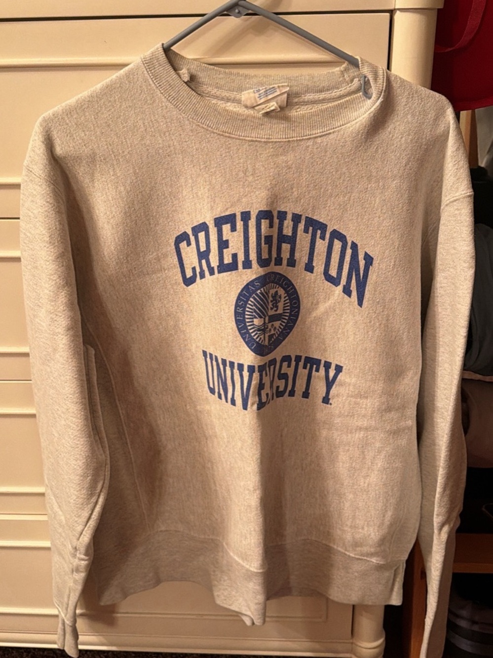 Creighton University Blue & Gray Crewneck Sweatshirt